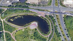 GNSS-Testfahrt (46 mm): Seeumrundung