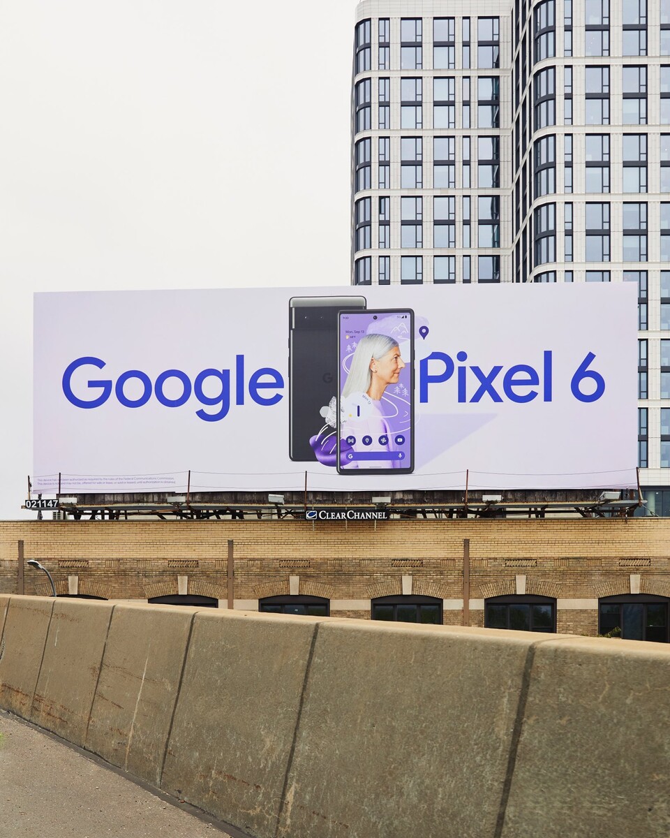 Google bewirbt Pixel 6 und Pixel 6 Pro bereits auf vielen stylischen ...