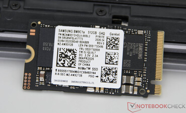 Samsung SSD mit 512 GB Speicherplatz