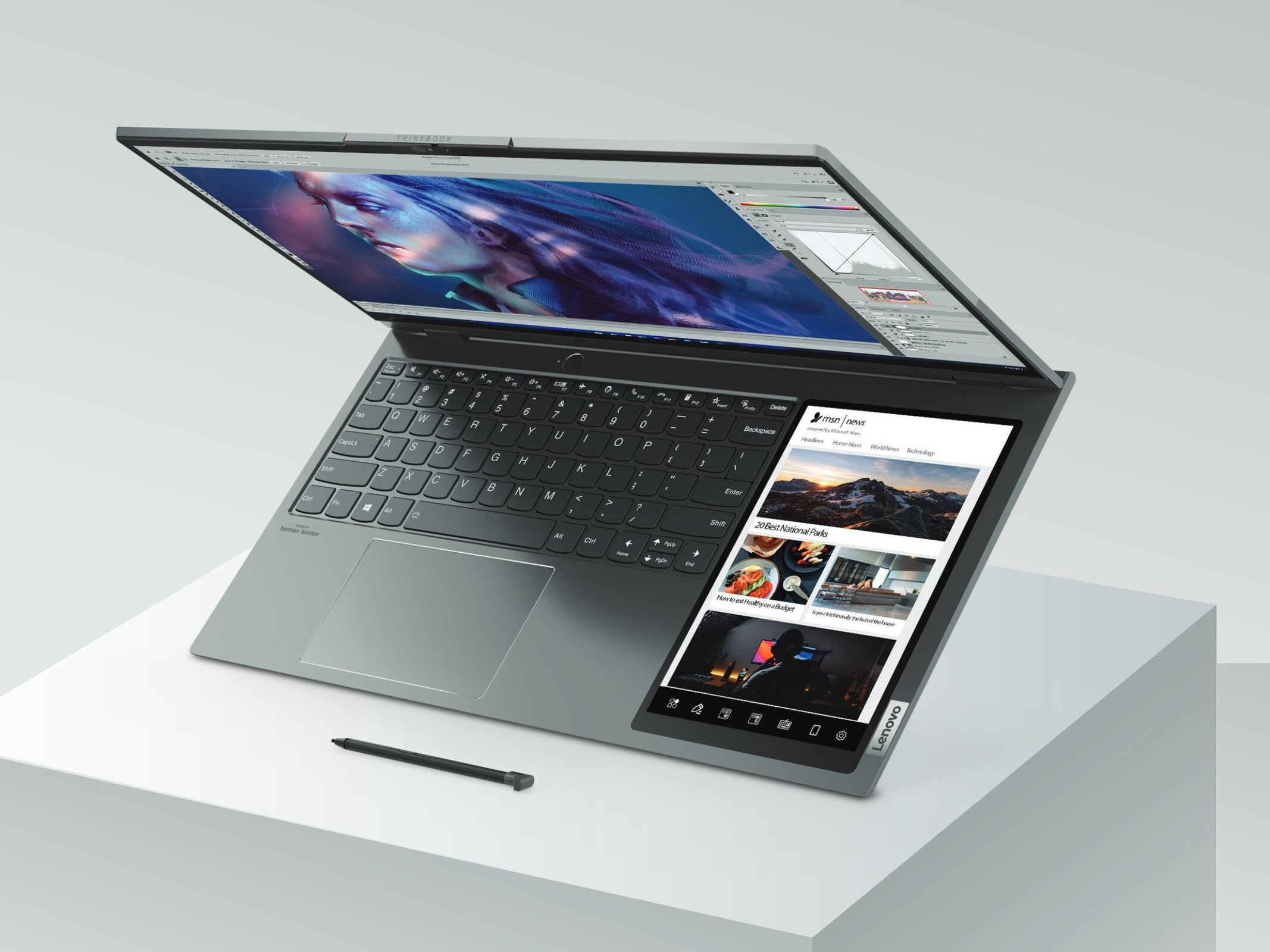 Lenovo ThinkBook Plus Gen 3: Neuer Laptop mit ultrabreitem Display und  separatem Touchscreen  News