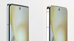 Vivo hat heute erstmals die Vorderseite des Vivo X200 offiziell in einer Seitenaufnahme enthüllt und vergleicht mit dem Vivo X100. (Bildquelle: Vivo)