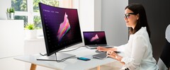 Dell präsentiert den UltraSharp 38 Curved USB-C Hub Monitor (U3824DW). (Bild: Dell)