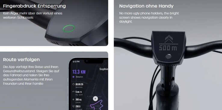 Es sind smarte Funktionen vorhanden