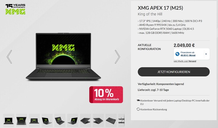 Apex 17 jetzt ab 2.049 Euro