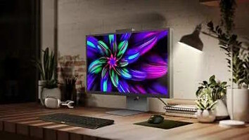 Beworben wird die Neuerscheinung als Profi-Monitor (Bildquelle: Philips)