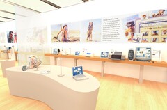 Der erste Apple Store war in Sektionen für Fotografie, Filme, Musik und Co. unterteilt. (Bild: Michael Steeber)