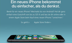 Apple iPhone: Gutschrift von bis 325 Euro bei Kauf eines iPhone 7