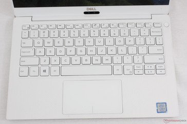 Die Tastatur hat sich gegenüber dem XPS 13 9360 nicht verändert.