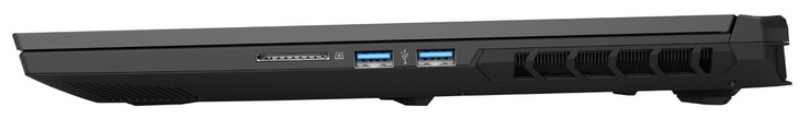 Rechte Seite: Speicherkartenleser (SD), 2x USB 3.2 Gen 1 (USB-A)