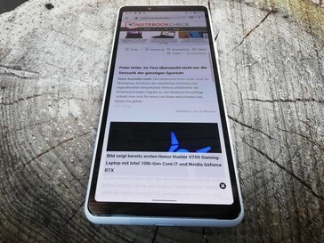 Sony Xperia 10 II im Außeneinsatz