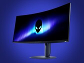 Der Alienware AW3425DW besitzt ein gekrümmtes 34 Zoll QD-OLED-Panel. (Bildquelle: Dell)
