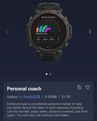 Personal Coach ist eine Premium-App mit grafischer Darstellung