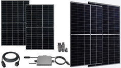 Netto: Juskys Balkonkraftwerk mit 600 Watt und 2 PERC-Solarmodulen zum Kracherpreis von unter 700 Euro.