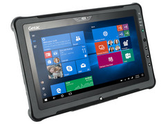 Explosionsgeschütztes Windows-10-Tablet Getac F110 G4-Ex für den Industrieeinsatz.