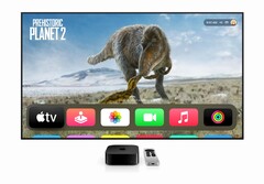 Mit tvOS 17 erhält Apple TV ein grundlegend überarbeitetes Kontrollzentrum. (Bild: Apple)