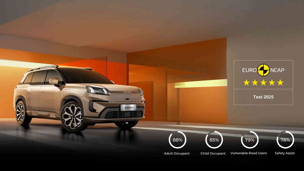 GAC Aion V: Das Elektro-SUV rollt ab sofort bei Magna in Graz vom Band, um die EU-Zölle zu umschiffen (Bild: GAC).