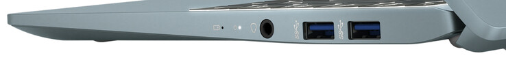 Rechte Seite: Audiokombo, 2x USB 3.2 Gen 2 (Typ A)