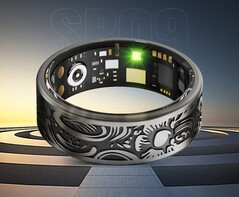 Der neue Smart Ring SR09 von Rigbid fällt mit seinem ungewöhnlichen Design auf. (Bildquelle: Rogbid)