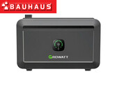 Speicher Growatt Noah 2000 mit 2.048 kWh (Bildquelle: Growatt, Bauhaus, bearbeitet)