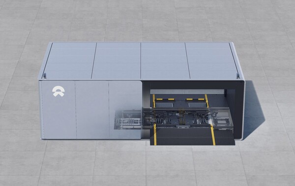 NIO: Erste Power-Swap-Stations 3.0 zum 4-Minuten-Akkutausch für E-Autos im Betrieb.