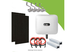 Photovoltaik-Anlage 10 kWp mit langlebigem Hybrid-Wechselrichter Huawei SUN2000 (Bild: Ja Solar, Huawei)