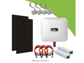 Photovoltaik-Anlage 10 kWp mit langlebigem Hybrid-Wechselrichter Huawei SUN2000 (Bild: Ja Solar, Huawei)