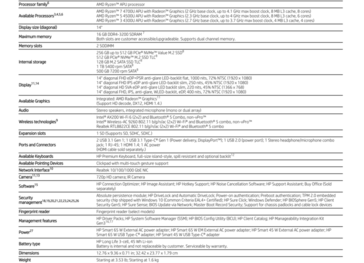 HP ProBook 445 G7 Spezifikationen