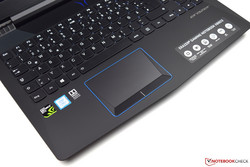 Touchpad des Medion Erazer X6603