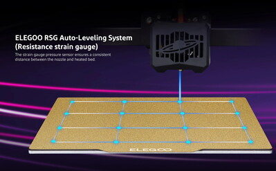Auto-Kalibrierung an 16 Punkten (Bildquelle: Elegoo)