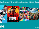 Jahrescharts der 20 meistverkauften PC- und Konsolenspiele 2018 in Deutschland.
