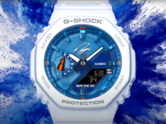 Die Casio G-Shock GA-2100RI25-7A (Abbildung) wird in Japan erhältlich sein. (Bildquelle: Casio)