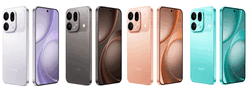 Farbauswahl des Oppo Find X9s Pro