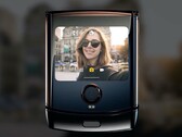 Swipe right to Selfie: Das Außendisplay des Motorola Razr erhält mit Android 10 viele neue Features und Gesten. (Bild: Motorola)