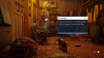 Im Bild: Ein Gameplay-Screenshot aus Stray.