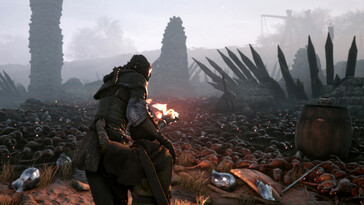 Ein Schwarm Ratten in A Plague Tale: Innocence.