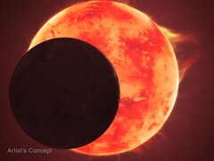 Eine künstlerische Illustration des Planeten TRAPPIST-1 d, der um seinen Stern kreist (Bildquelle: NASA, ESA, CSA, Joseph Olmsted und STScI)