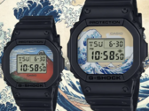 Im Bild: Die bereits veröffentlichten Modelle Casio DW-5600KHG24-1JR (links) und DW-5600KHK24-1JR (rechts). Die neuen Uhren werden andere Kunstwerke zeigen. (Bildquelle: Casio)
