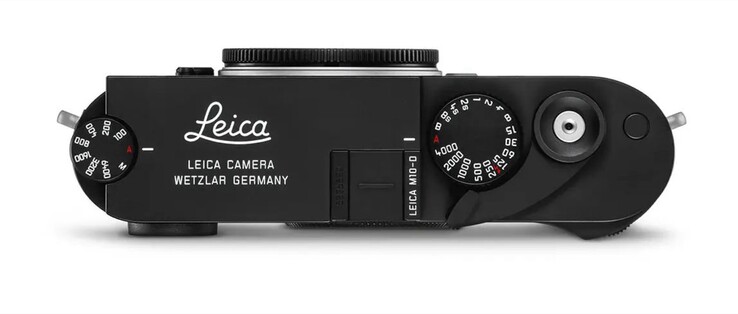Die Leica M10-D besitzt eine Daumenstütze in Form eines klassischen Filmvorschub-Hebels.