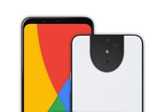 Das könnte uns im Herbst von Google erwarten: Eines von angeblich drei finalen Pixel 5-Designs.