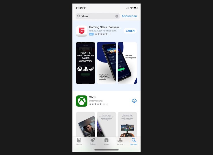 Der App Store hat über die vergangenen Jahre prominente Werbeplatzierungen erhalten. (Screenshot: Notebookcheck)