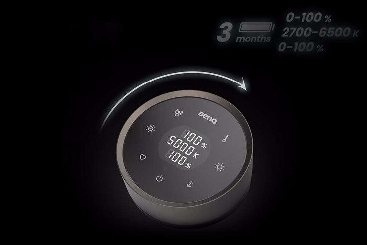 Die drahtlose Steuerungseinheit kann mehrere der Leuchten steuern (Bildquelle: BenQ)