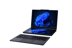 Als Dual-Screen-Notebook ist das System verwendbar