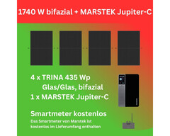 Bestpreis: Balkonkraftwerk Trina Vertex S+ bifazial mit Speicher