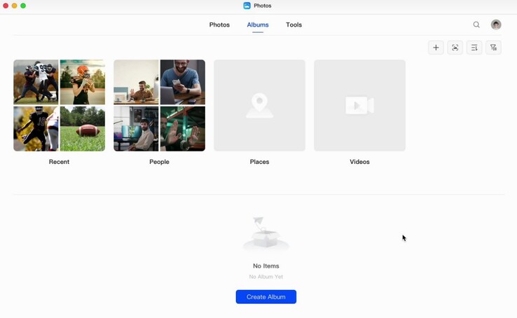 Die Fotoverwaltung nutzt die KI etwas zur Erkennung von Menschen und Tieren