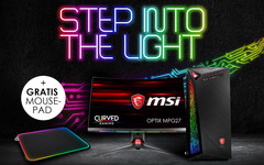 Curved-Gaming-Monitore mit großartiger Lichtshow: MSI Optix MPG27C und MPG27CQ.