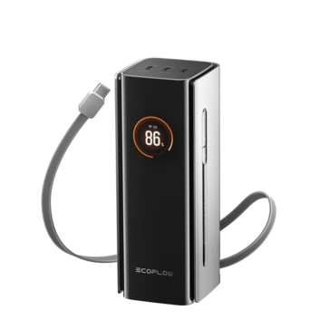 EcoFlow Rapid Pro Powerbank (20 000 mAh, 230 W, 100 W Integriertes Kabel)
