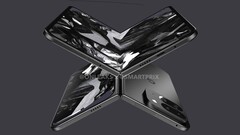 Hübsch visualisierte CAD-Modelle zeigen Details des Google Pixel Fold 2 Redesigns inklusive eines überraschenden Details. (Bild: Smartprix, editiert)