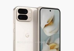 Das Pixel 10 Pro Fold erhält offenbar kaum Design-Neuerungen. (Bildquelle: @OnLeaks / Android Headlines)