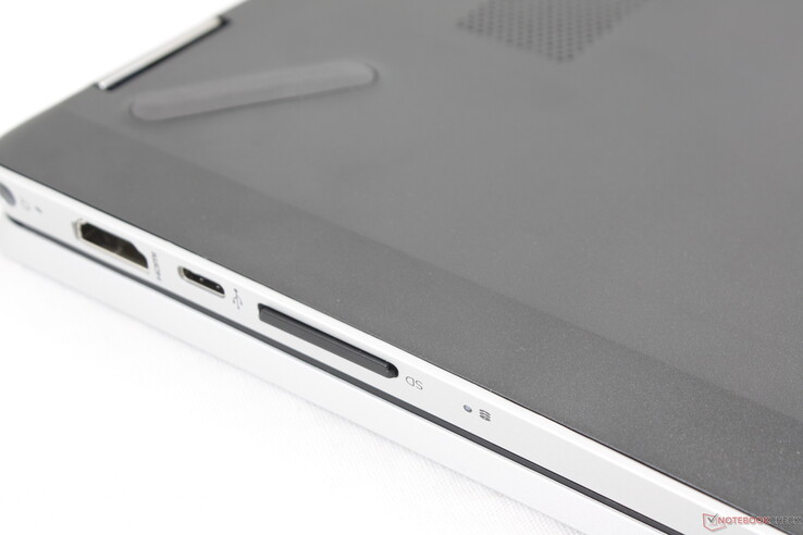 Vollständig eingesteckte SD-Karte