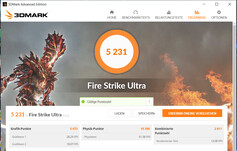 Fire Strike Ultra (CPU, GPU: Hoch)